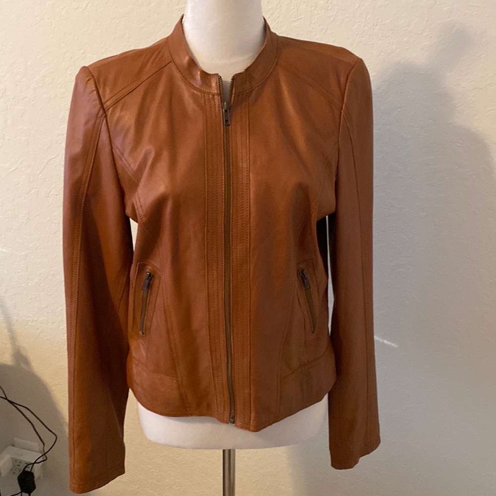 🤎HALOGEN LEATHER JACKET 🤎